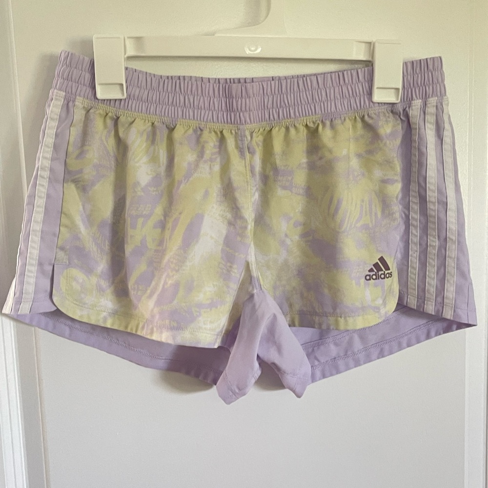 Adidas Running Shorts International Women's Day Print Purple Size Medium